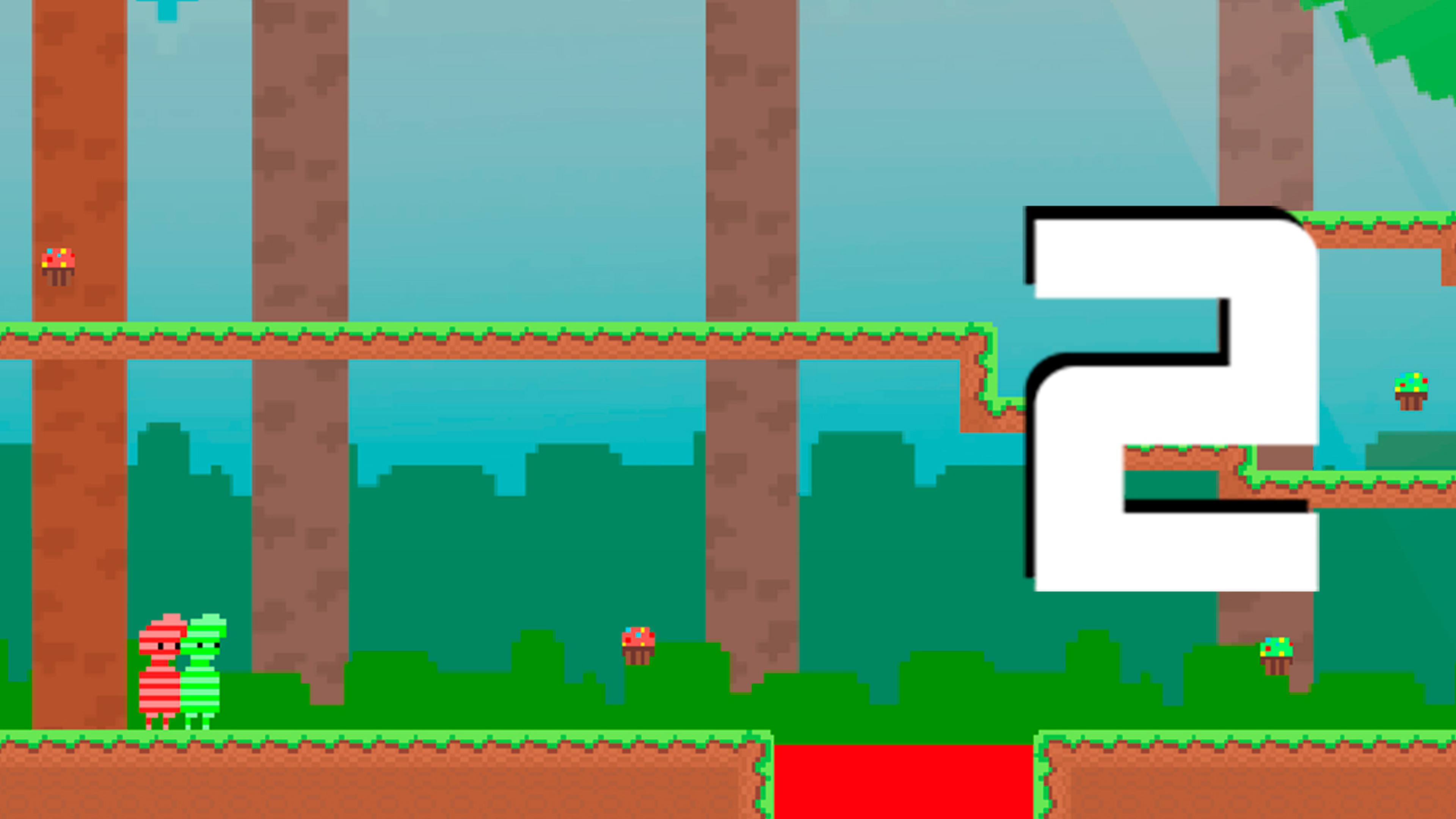 Red and Green 2 Candy Forest Logo