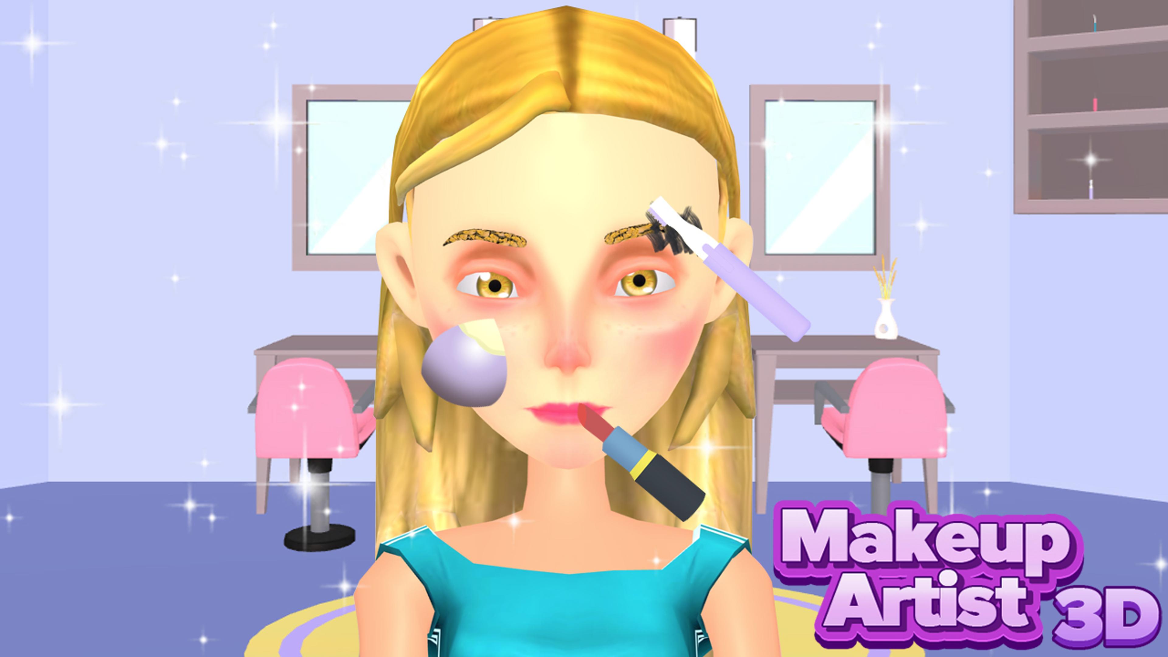 Makeup Artist 3D Logo