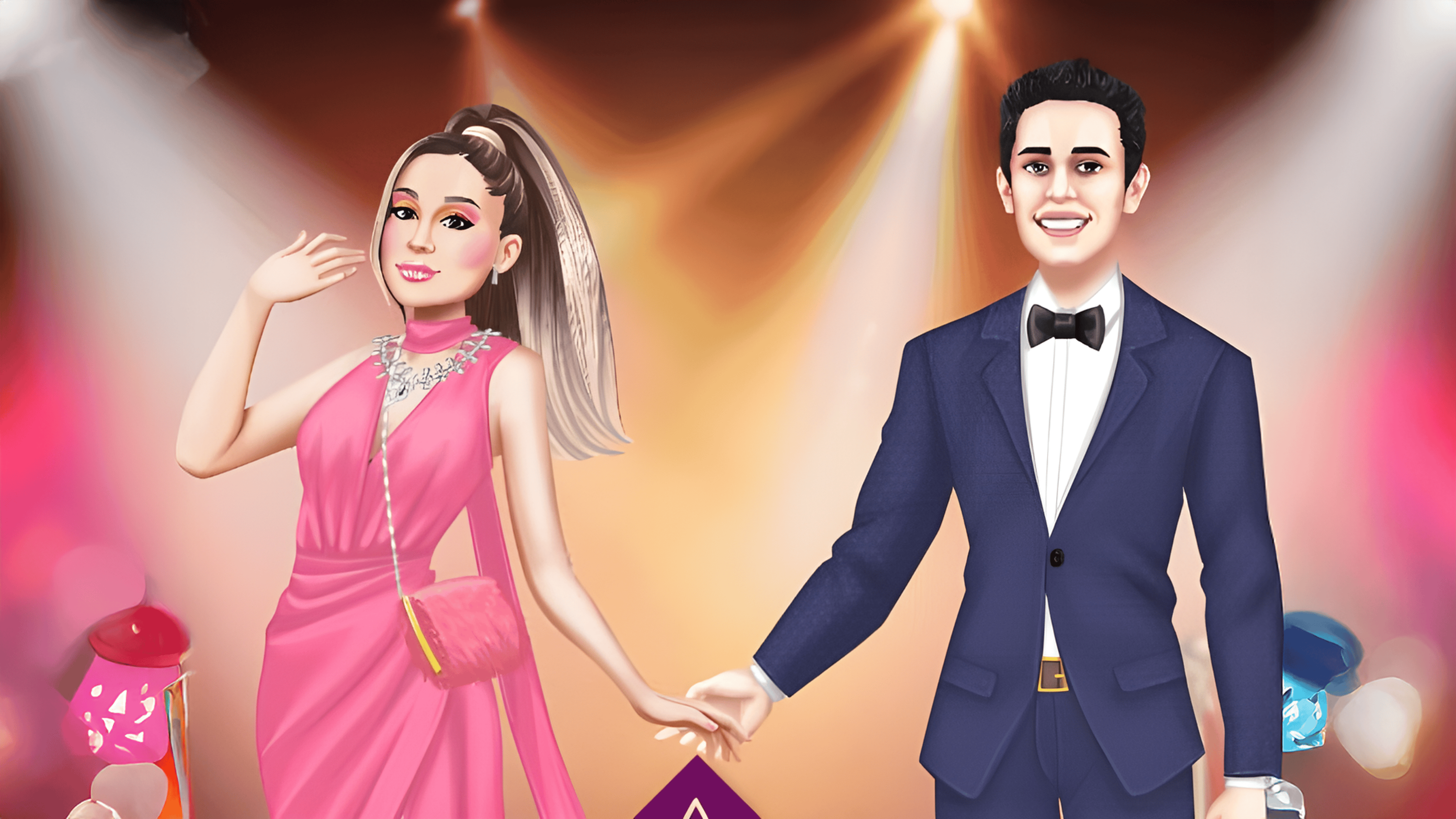 Celebrity Cute Couple Logo