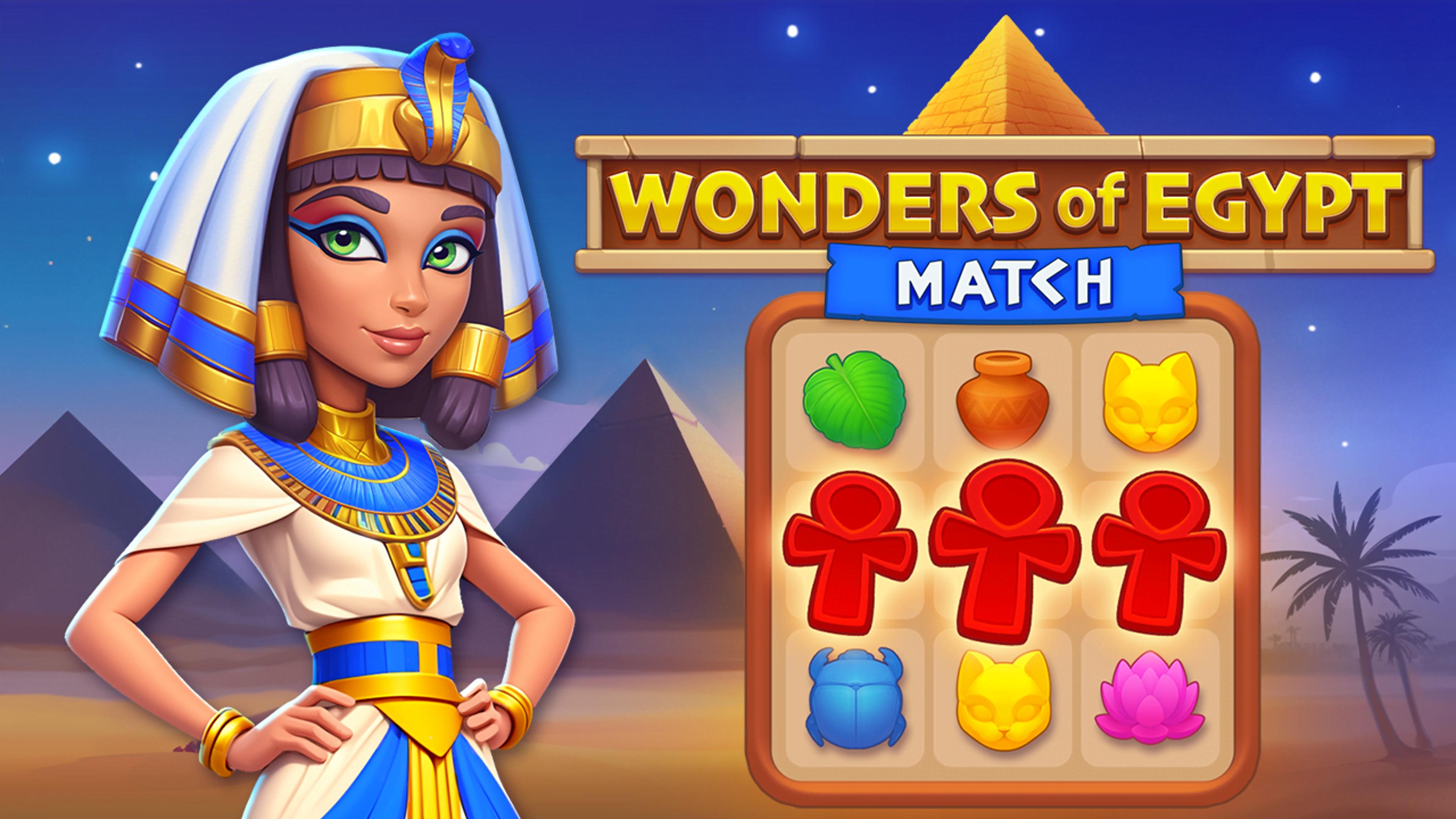 Wonders of Egypt Match Logo