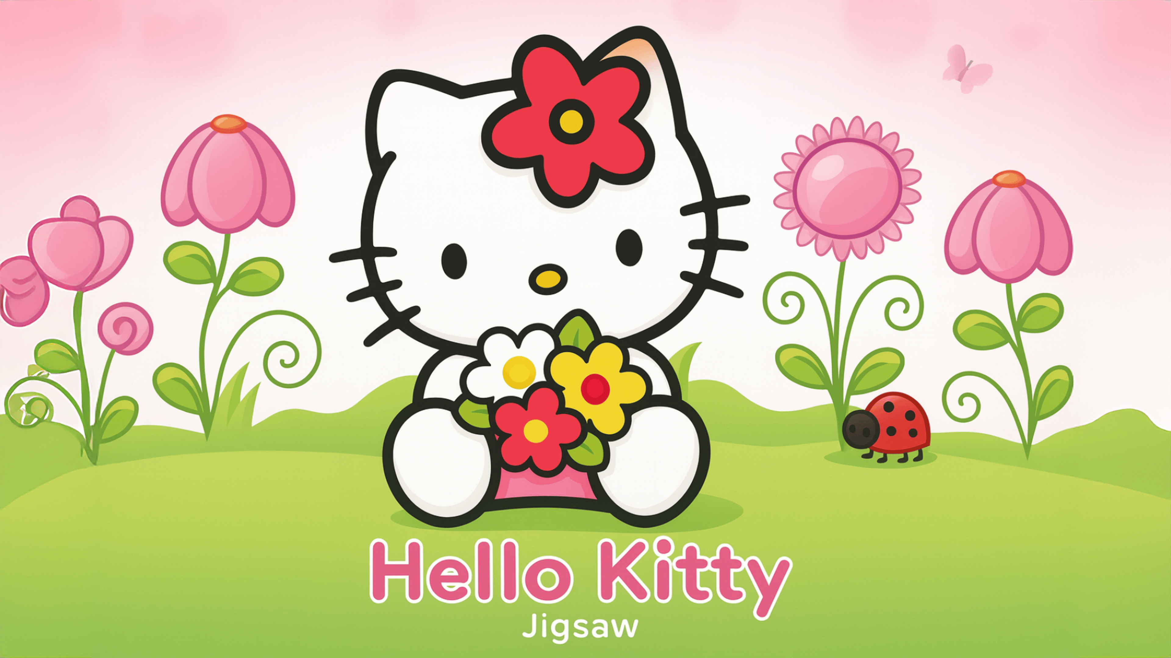Hello Kitty Jigsaw Logo