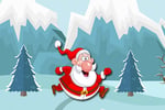 Santa Running Logo