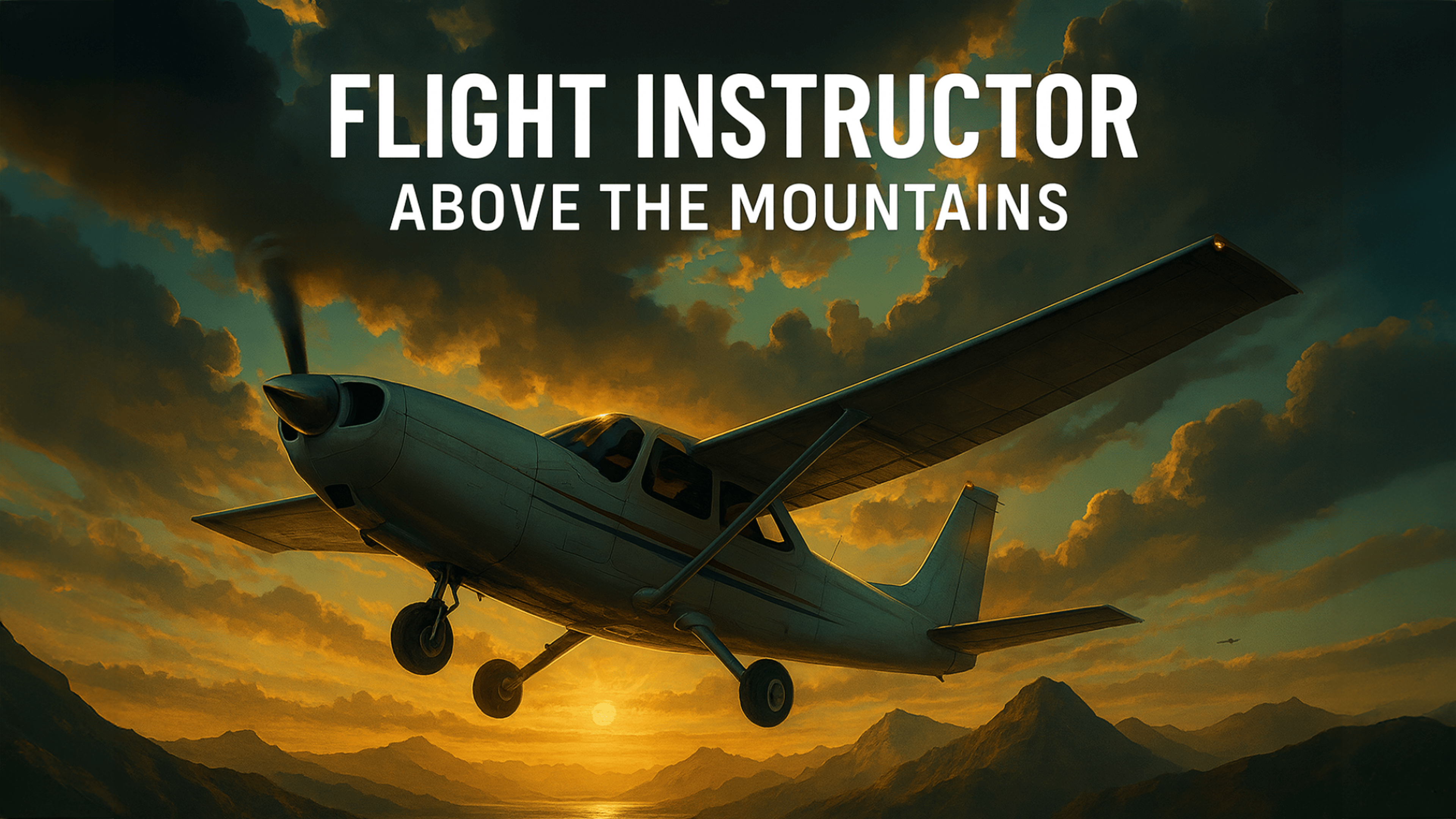 Flight Instructor: Above The Mountains Logo