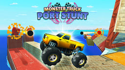 Monster Truck Port Stunt Logo