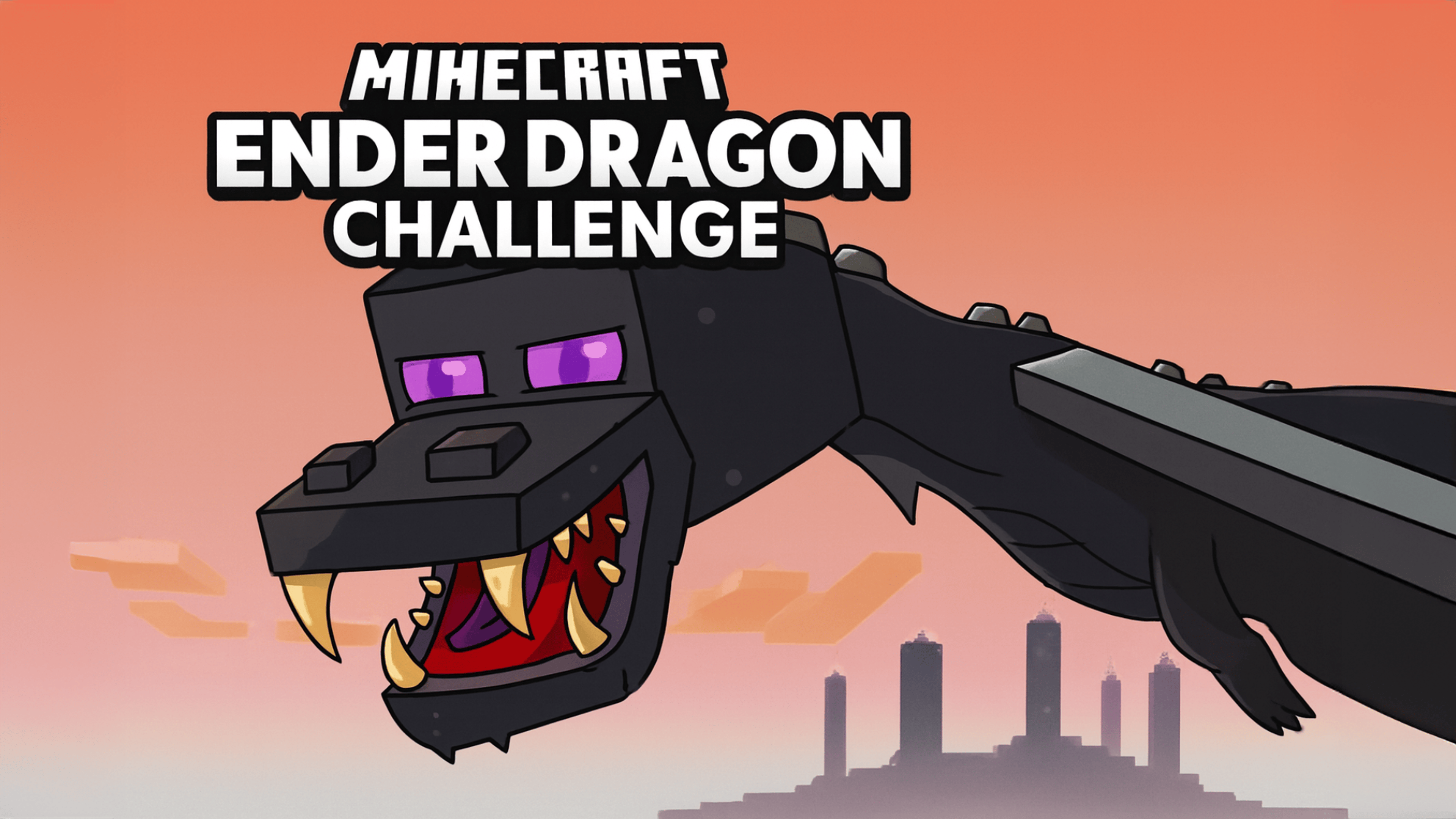 Minecraft Ender Dragon Challenge Logo