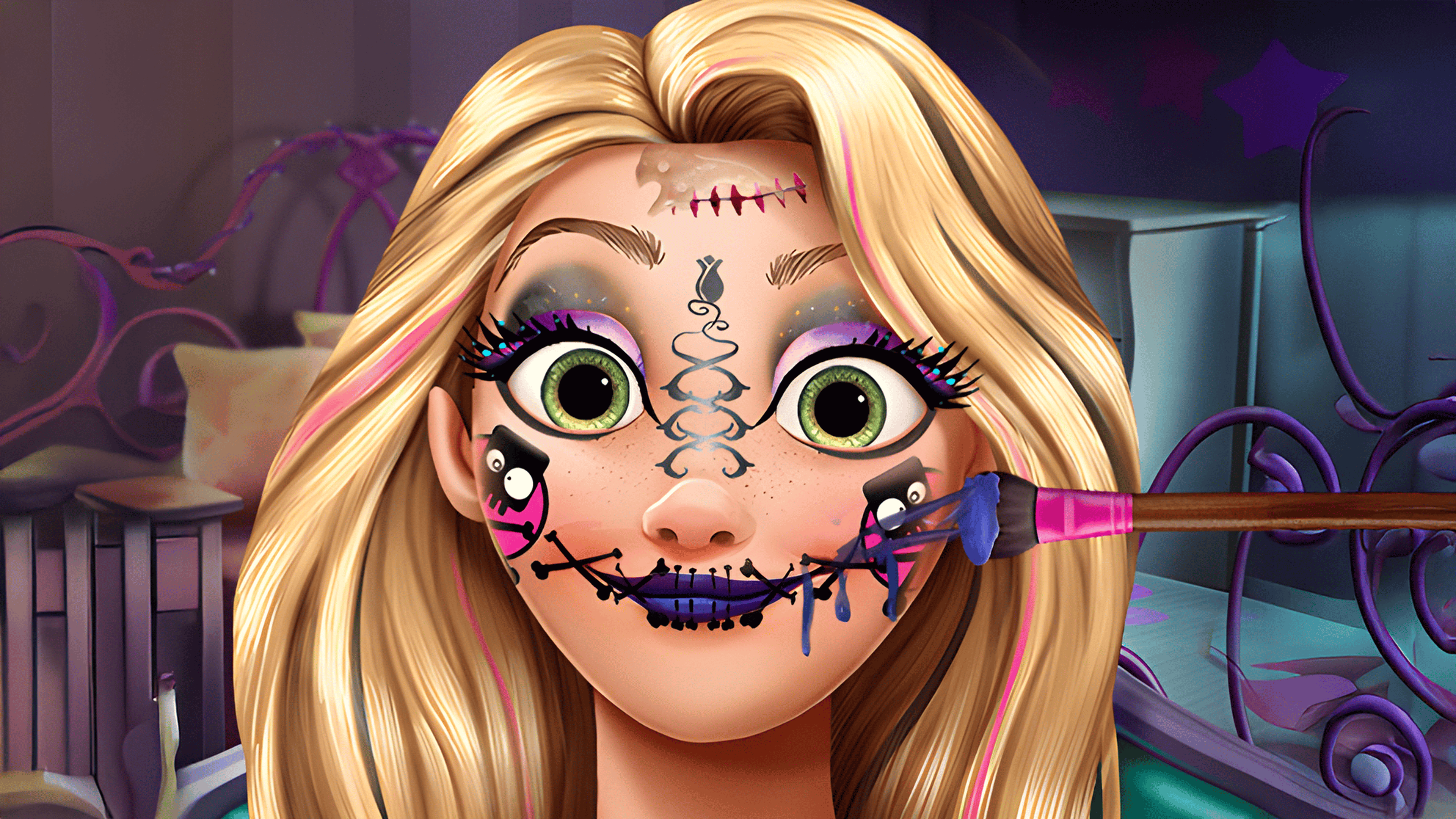 Goldie Emo Makeup Logo