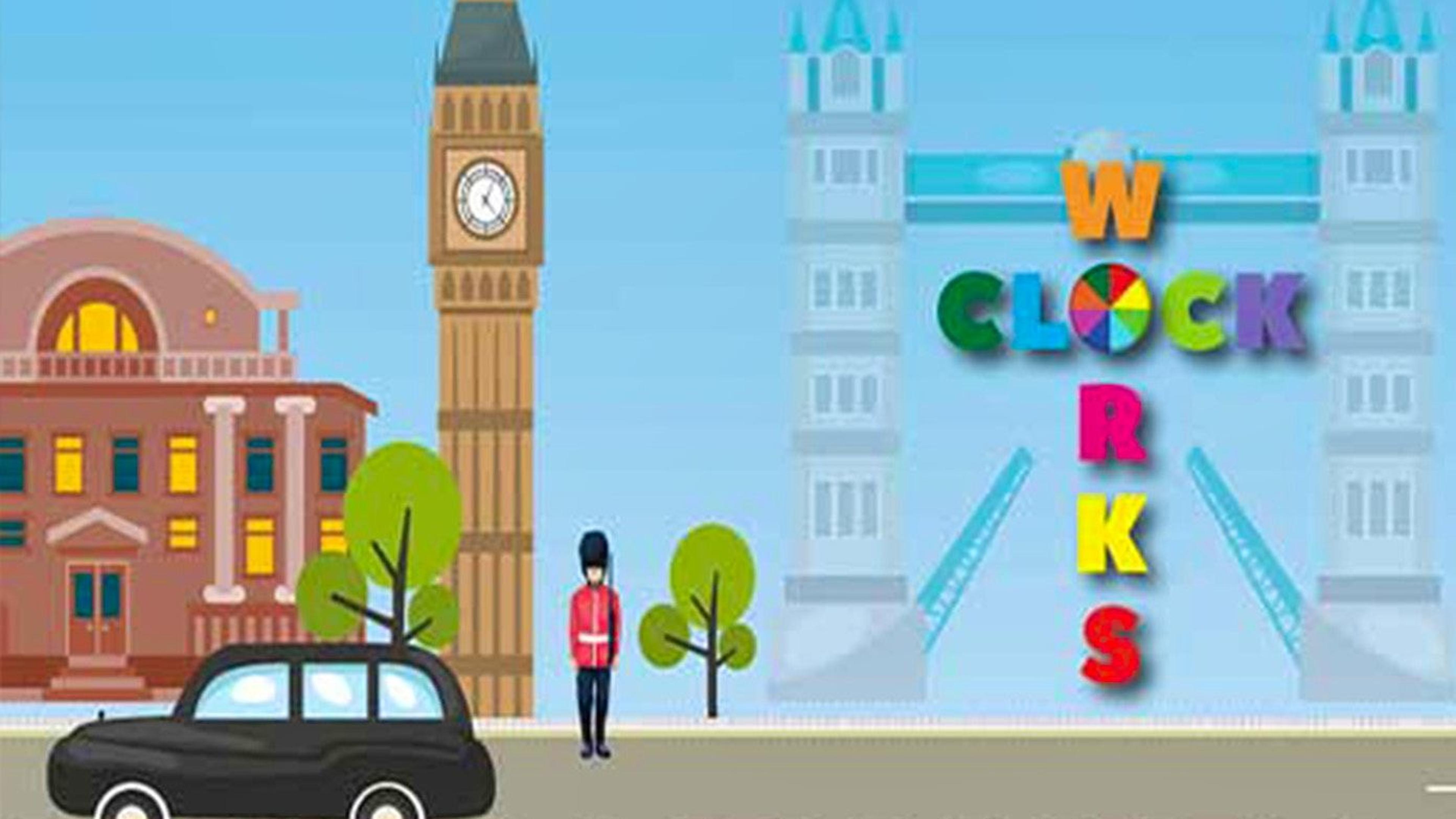 Clock Works Color Switch Clock Logo