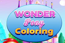 Wonder Pony Coloring Logo