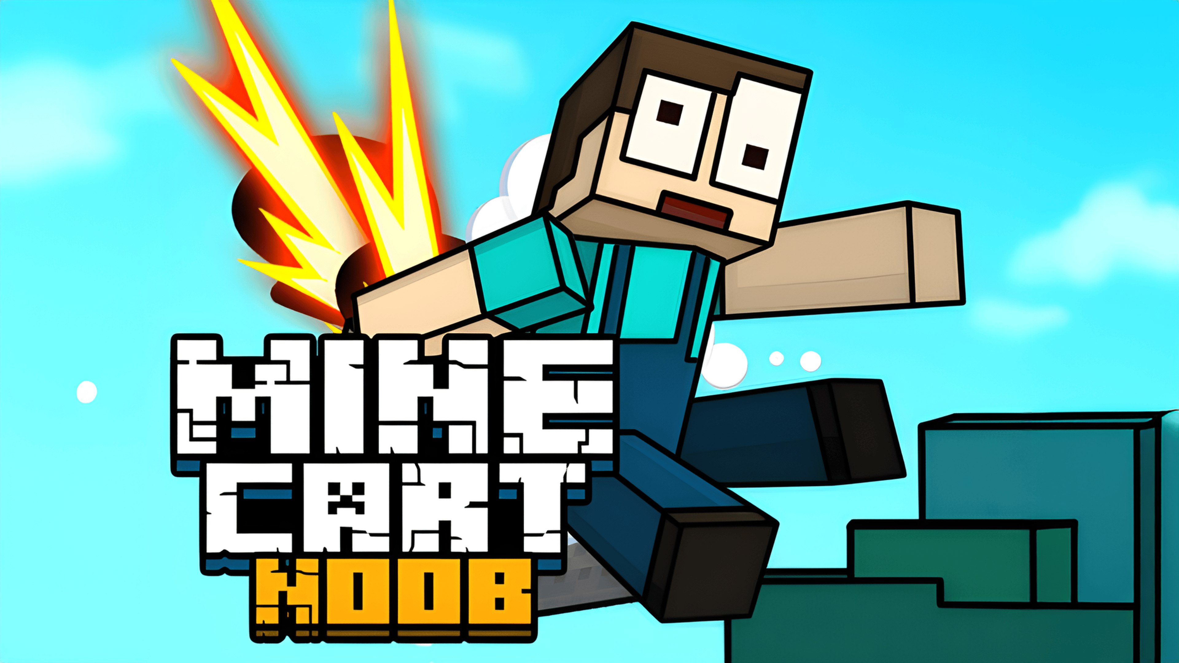 Mine Cart Noob Logo