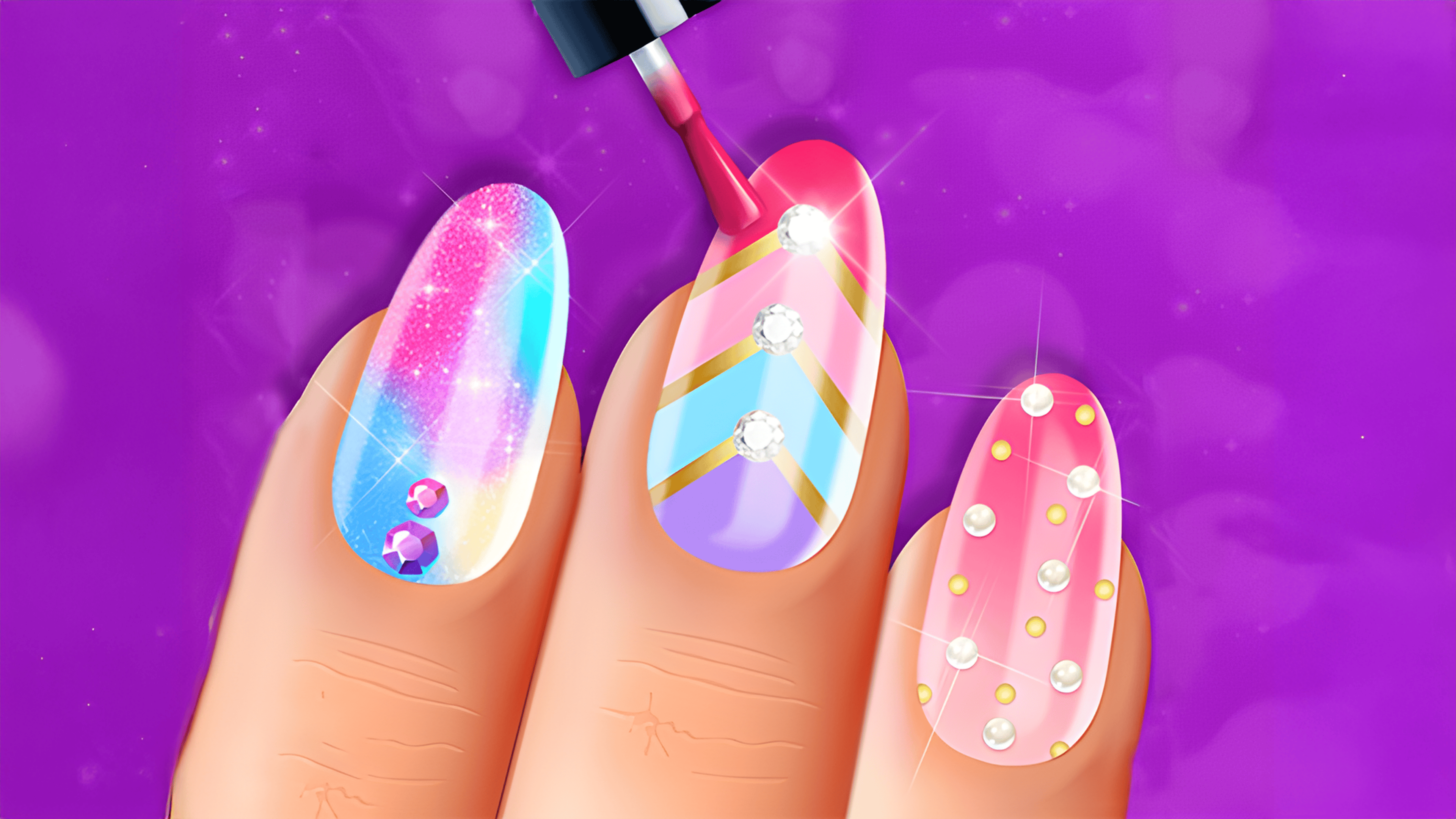 Fashion Girls Nail Salon Logo