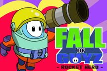 Fall of Guyz Rocket Hero Logo