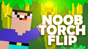 Noob Torch Flip 2D Logo