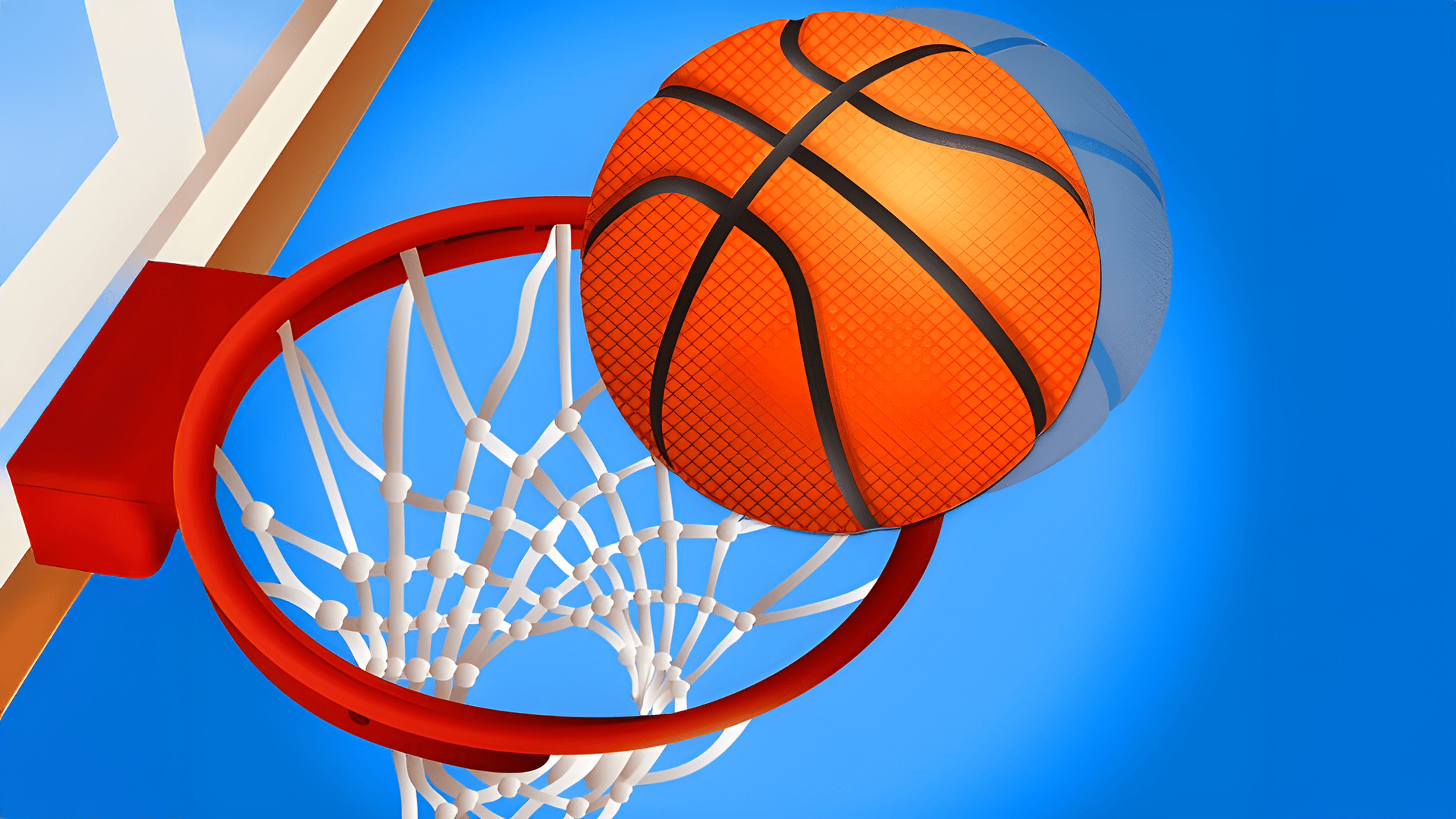 Basketball Shooting Stars Logo