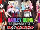 Harley Quinn Hair and Makeup Studio Logo