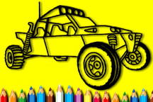 BTS Rally Car Coloring Book Logo