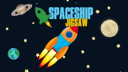 Spaceship Jigsaw Logo