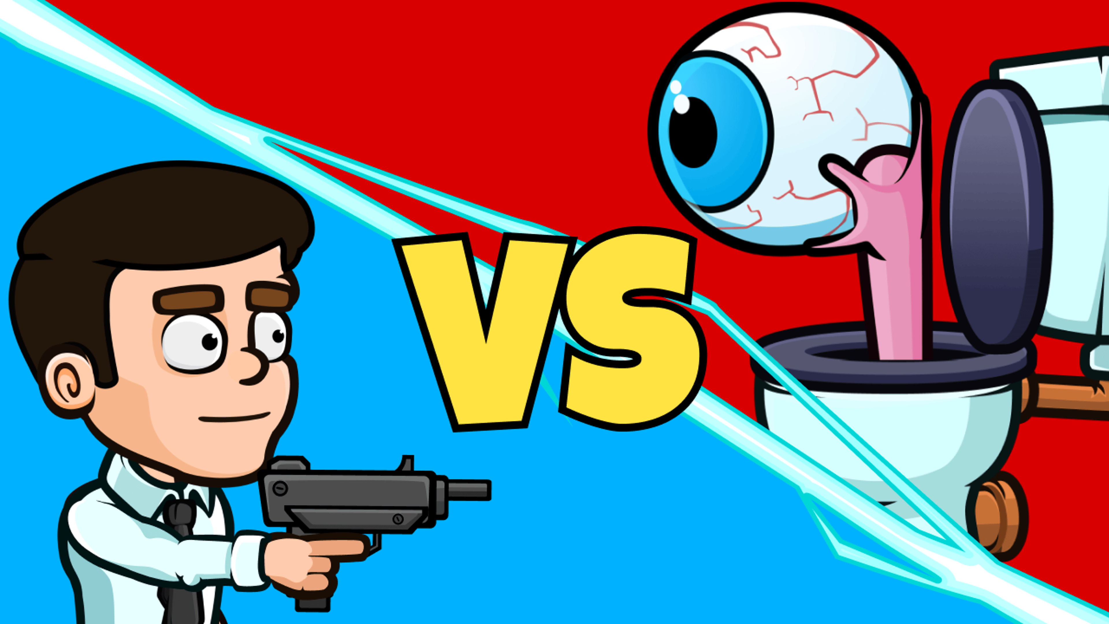 Eye Attack - Toilet Monster War Logo