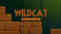 Wild Cat Coloring Logo