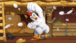 Angry Chicken Egg Madness Logo