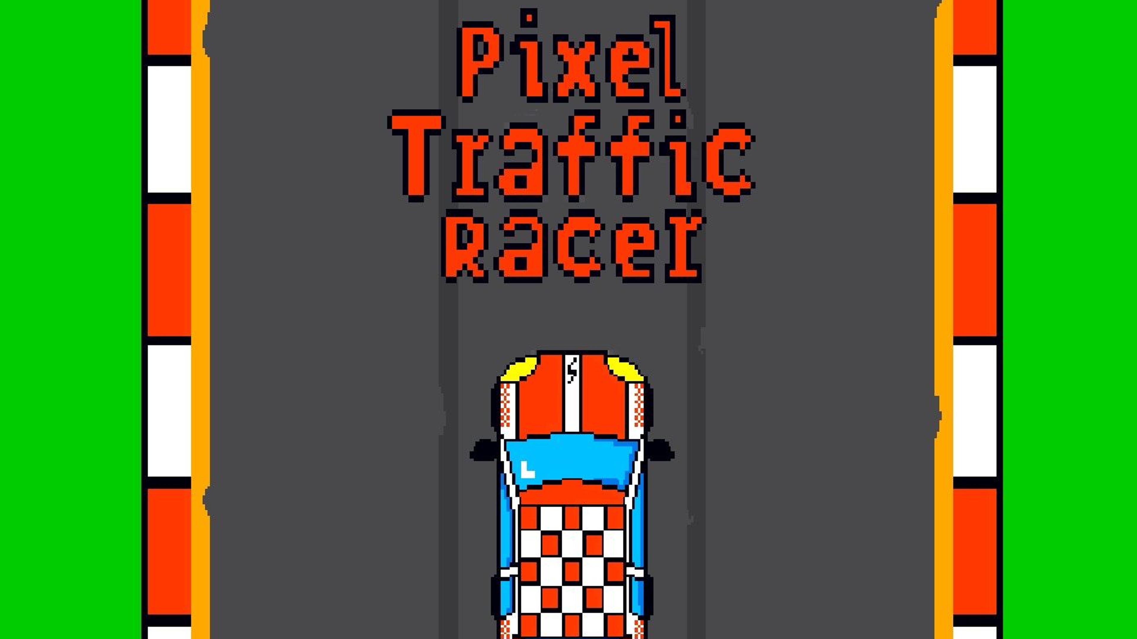 Pixel Traffic Racer Logo