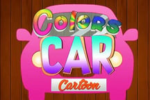 Colors Car Cartoon Logo
