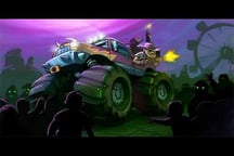 Zombie Smash : Monster Truck Racing Game Logo