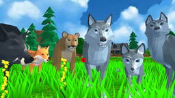 Wolf Simulator Wild Animals 3D Logo