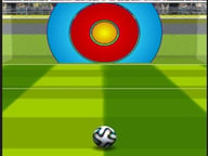 Simple Football Kicking Logo