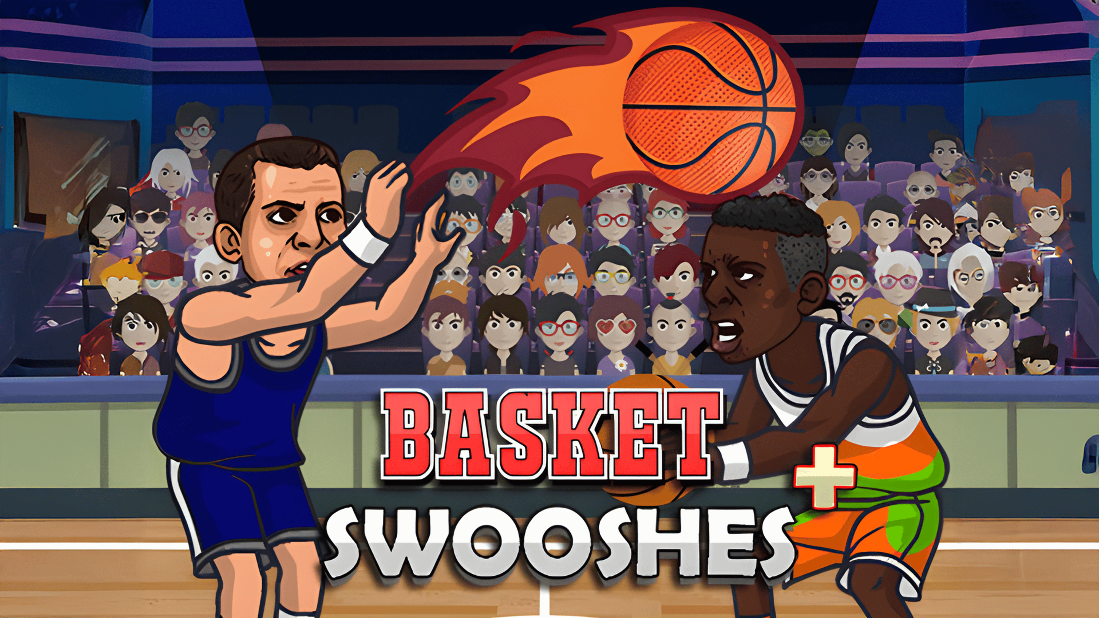 Basket Swooshes Plus Logo