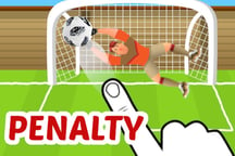 Penalty Kick Sport Game Logo