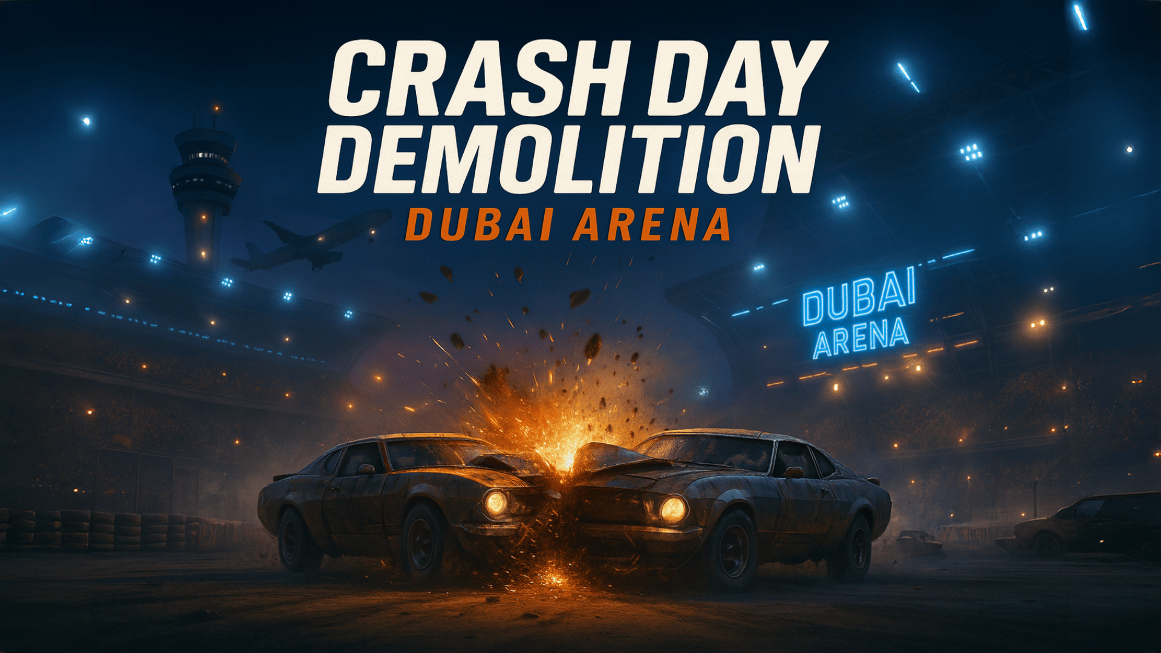 Crash Day Demolition Dubai Arena Logo