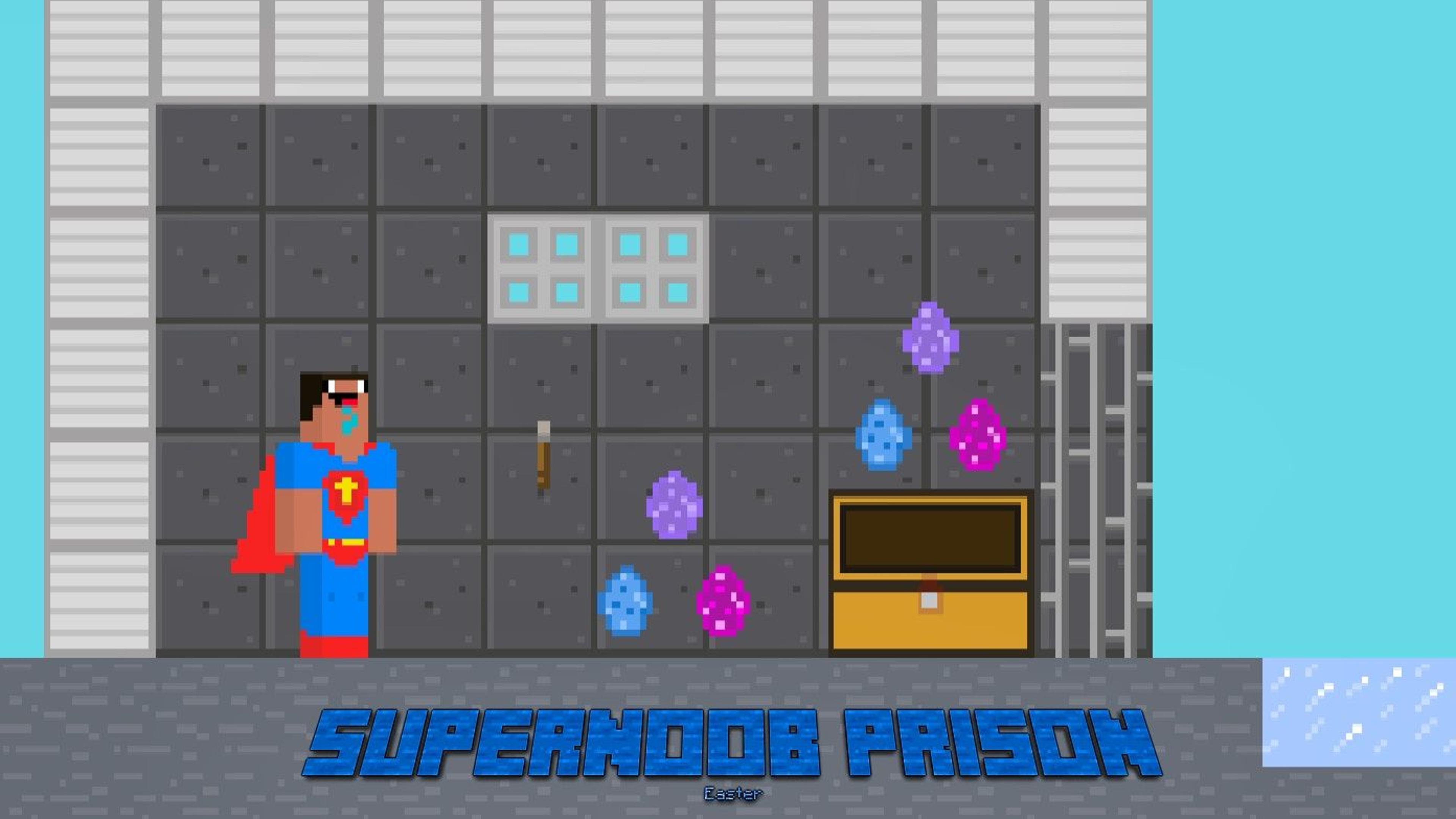 Supernoob Prison Easter Logo