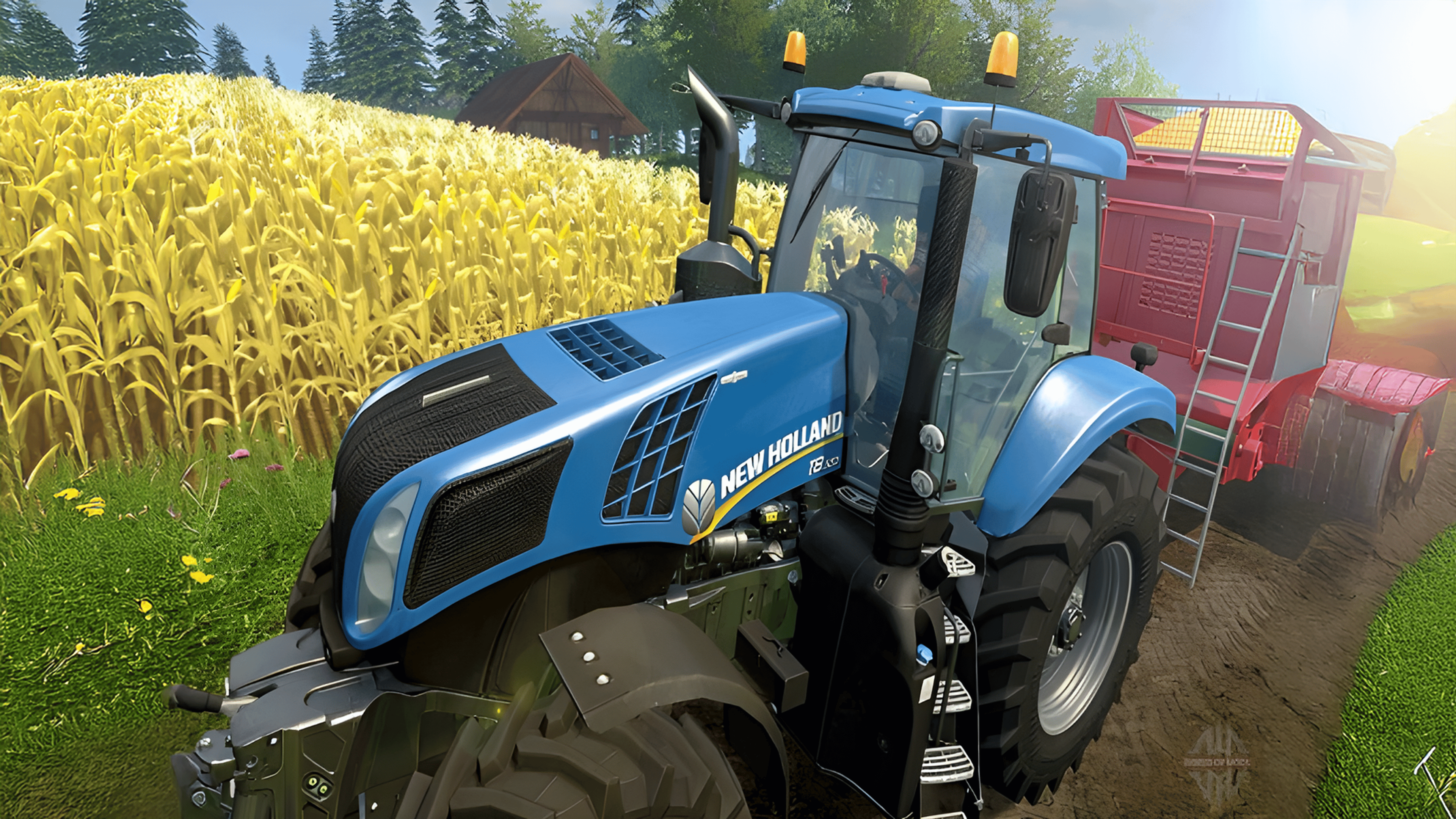 Chained Tractor Bus Towing Duty 2020 Logo