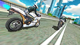 Police Motorbike Traffic Rider Logo