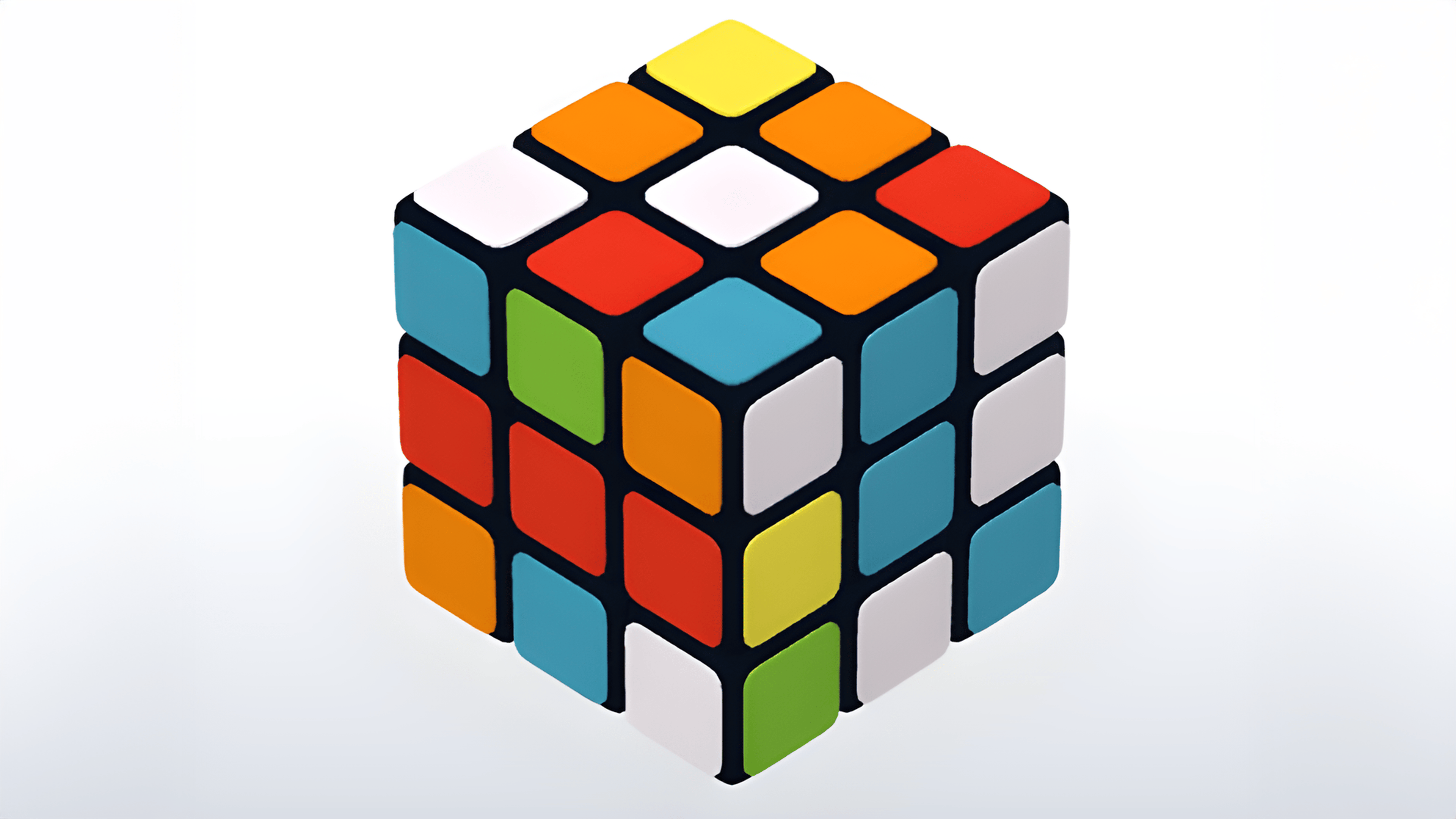 3D Rubik Logo