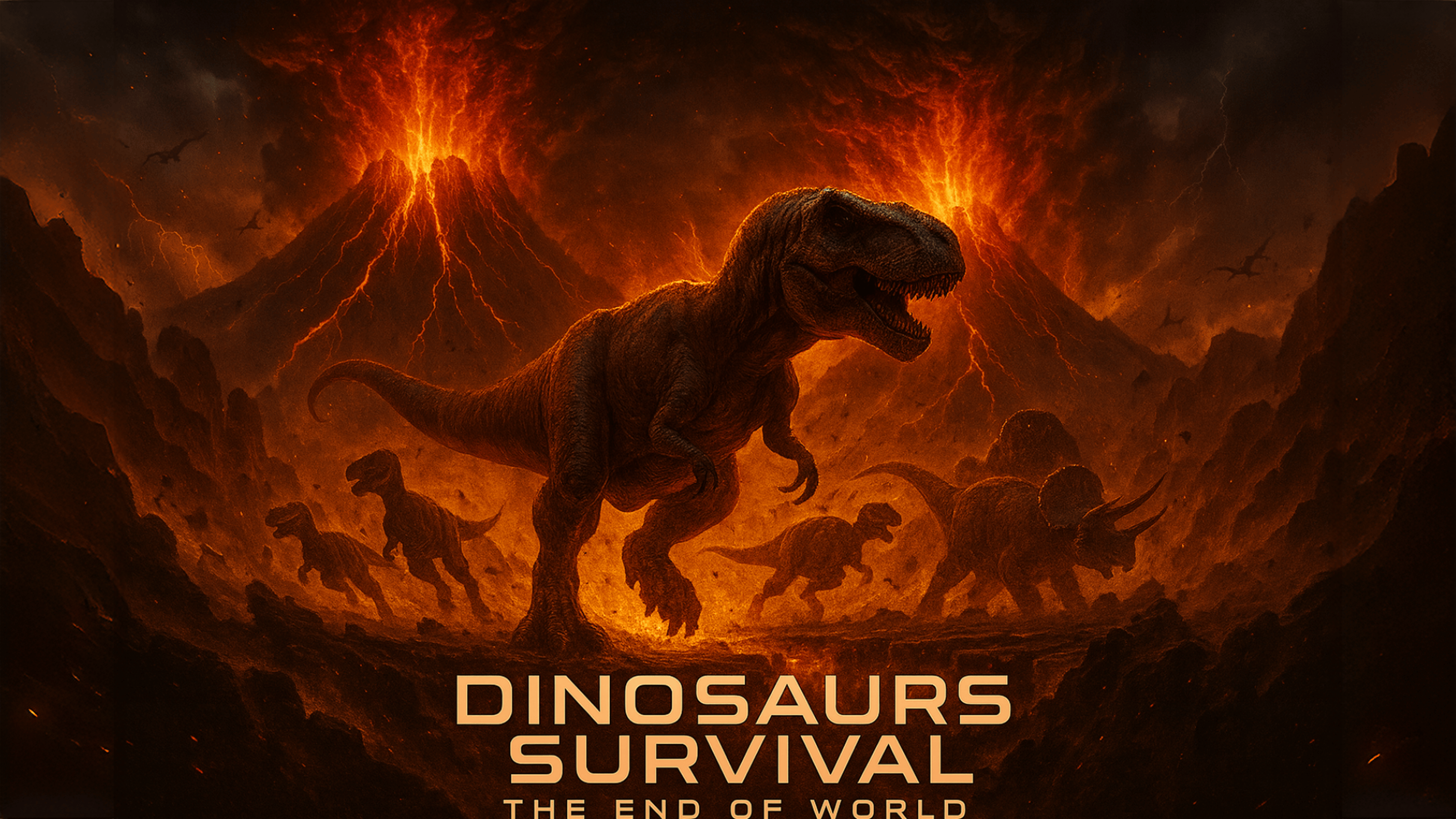 Dinosaurs Survival The End Of World Logo
