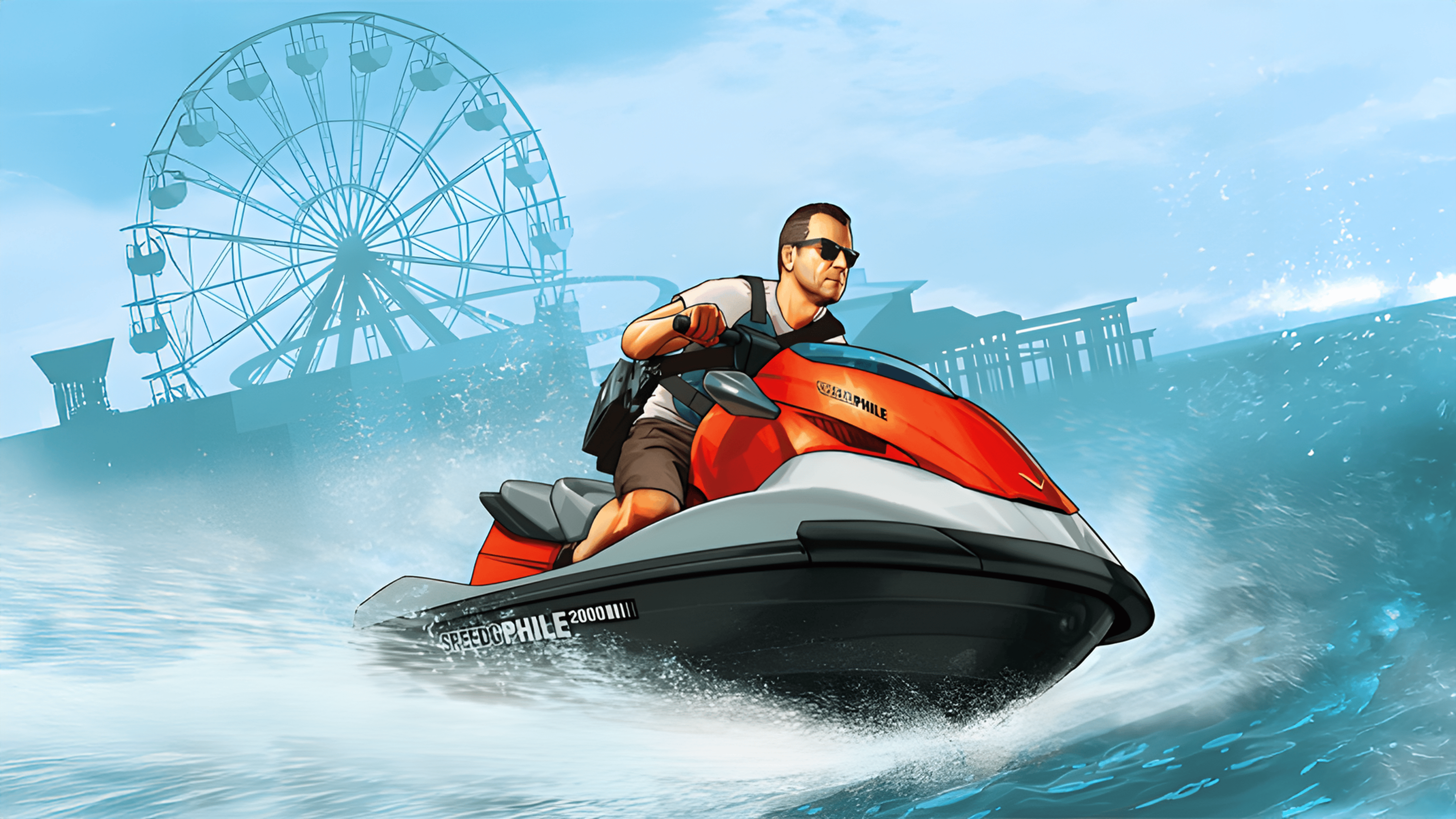 Jet Ski Puzzle Logo