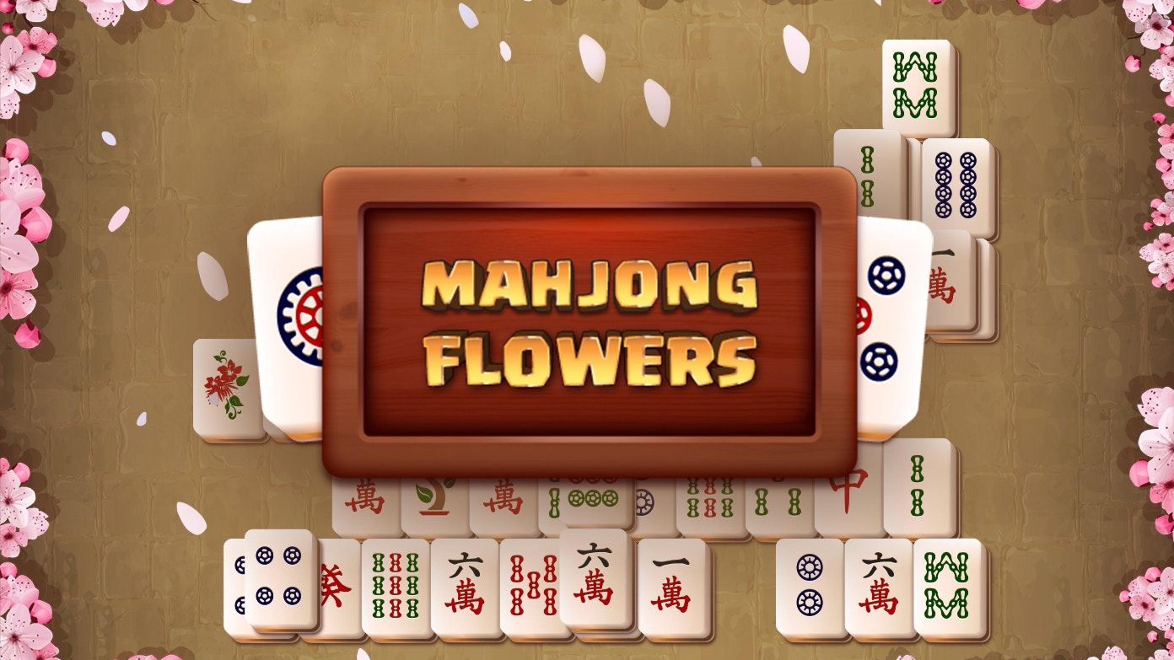 Mahjong Flowers Logo
