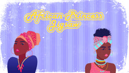 African Princess Jigsaw Logo