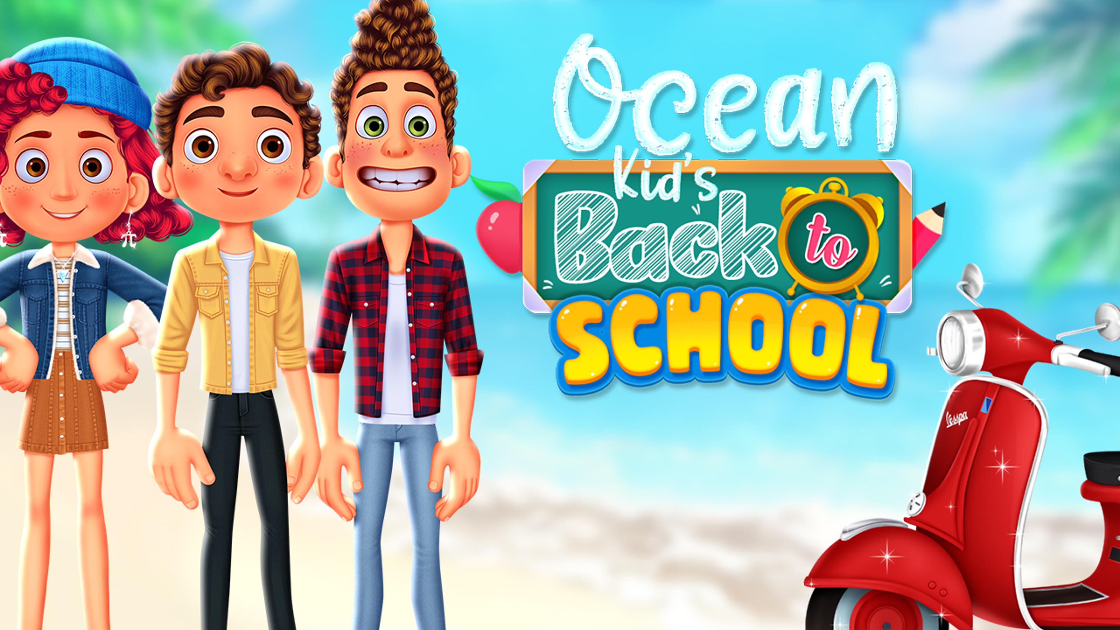 Ocean Kids Back To School Logo