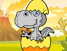Ice Age Funny Dinosaurs Coloring Logo