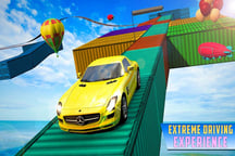 Impossible Stunt Car Tracks Game 3D Logo