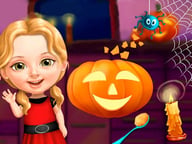 Sweet Baby Girl Halloween Fun Logo