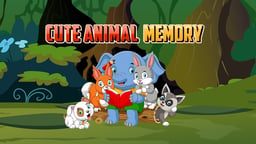 Cute Animals Memory Logo