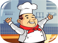 Happy Chef Bubble Shooter Logo