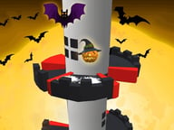 Helix Jump Halloween Logo