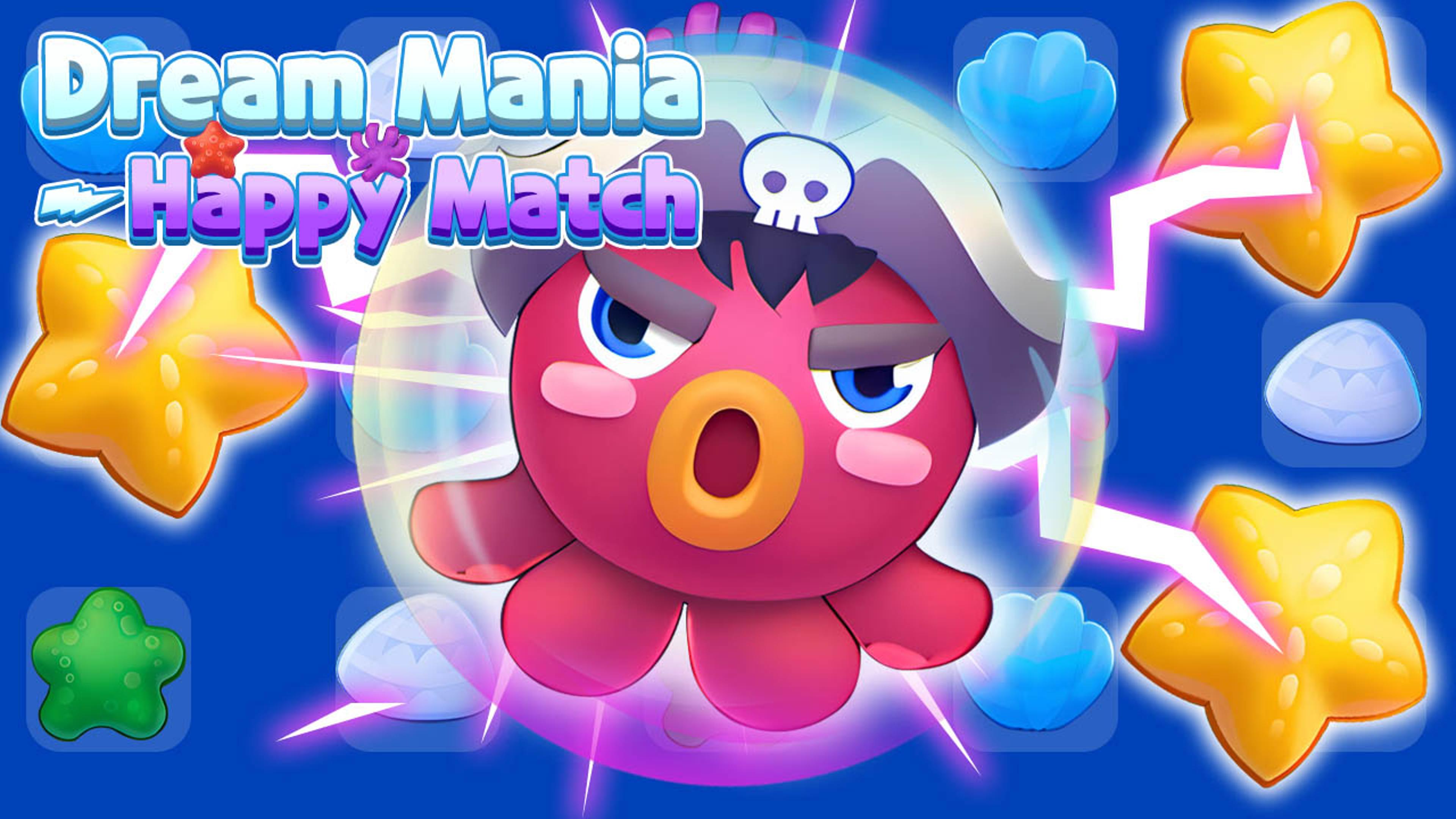 Dream Mania Happy Match Logo