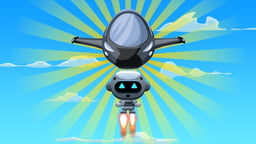 Flying Robot Logo