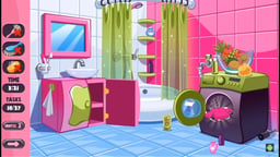 Baby Doll House Cleaning Game Logo