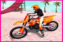 Motocross Beach Jumping Bike Stunt Game Logo